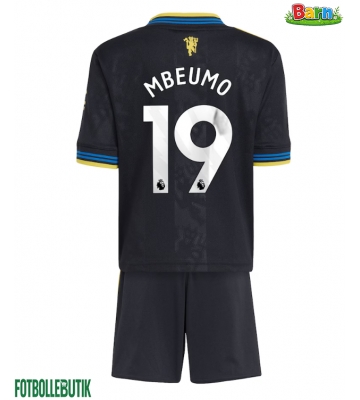 Manchester United Bryan Mbeumo #19 Tredjeställ Barn 2025-26 Kortärmad (+ Korta byxor)